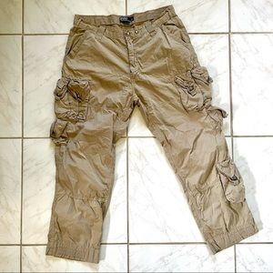 Vtg POLO RALPH LAUREN Military Tactical Cargo Pants PARATROOPER Pockets! 38 x 30